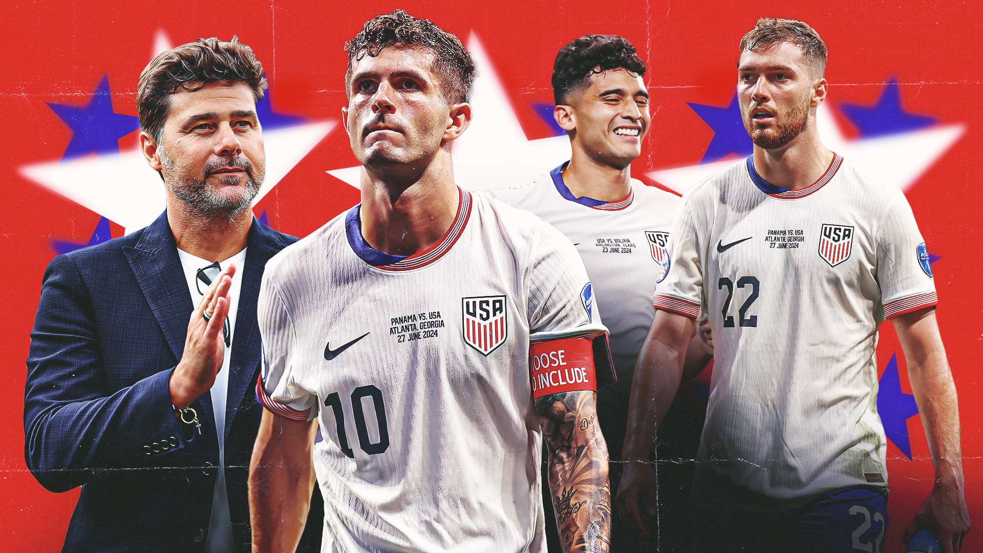 Pulisic, Weah headline USMNT roster for Jamaica matches  