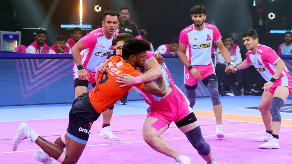 Ajit Chouhan Stars as U Mumba Clinch Thrilling Win Against Jaipur Pink Panthers  