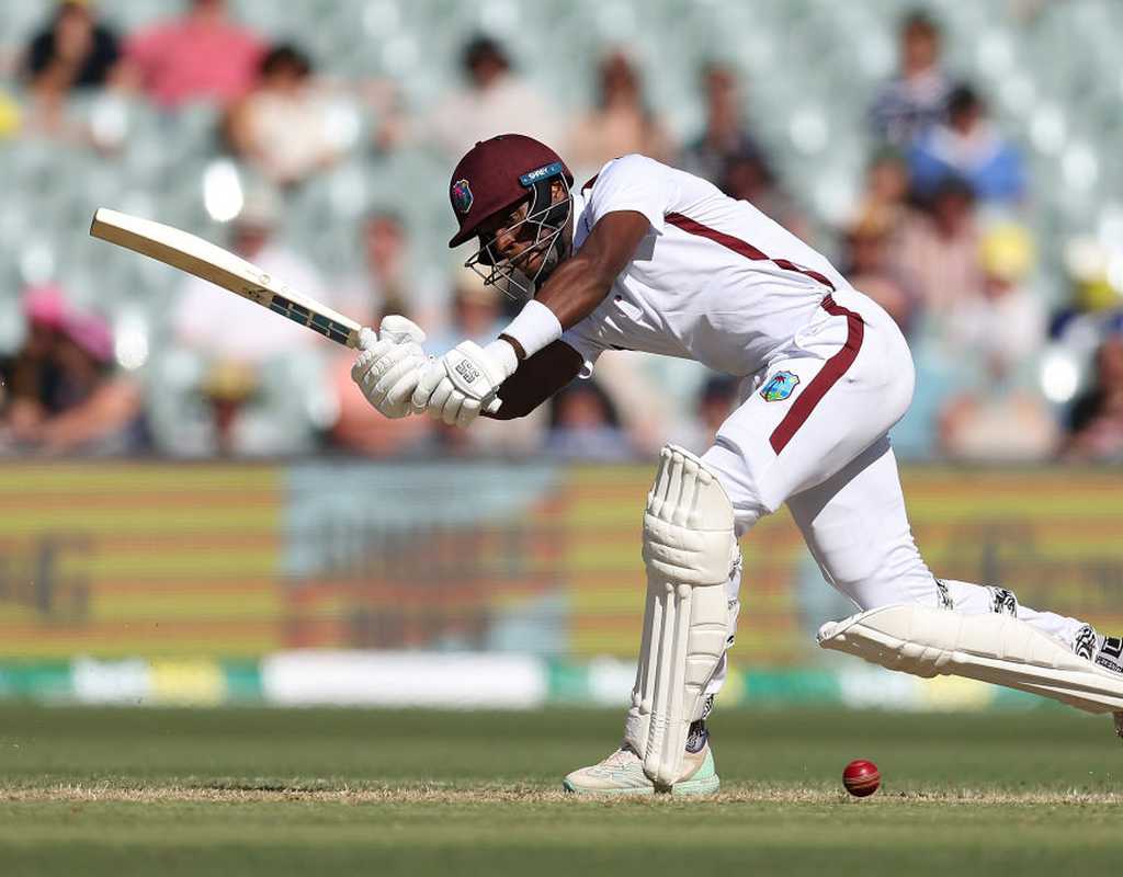 Greaves' maiden Test ton puts West Indies firmly in command  