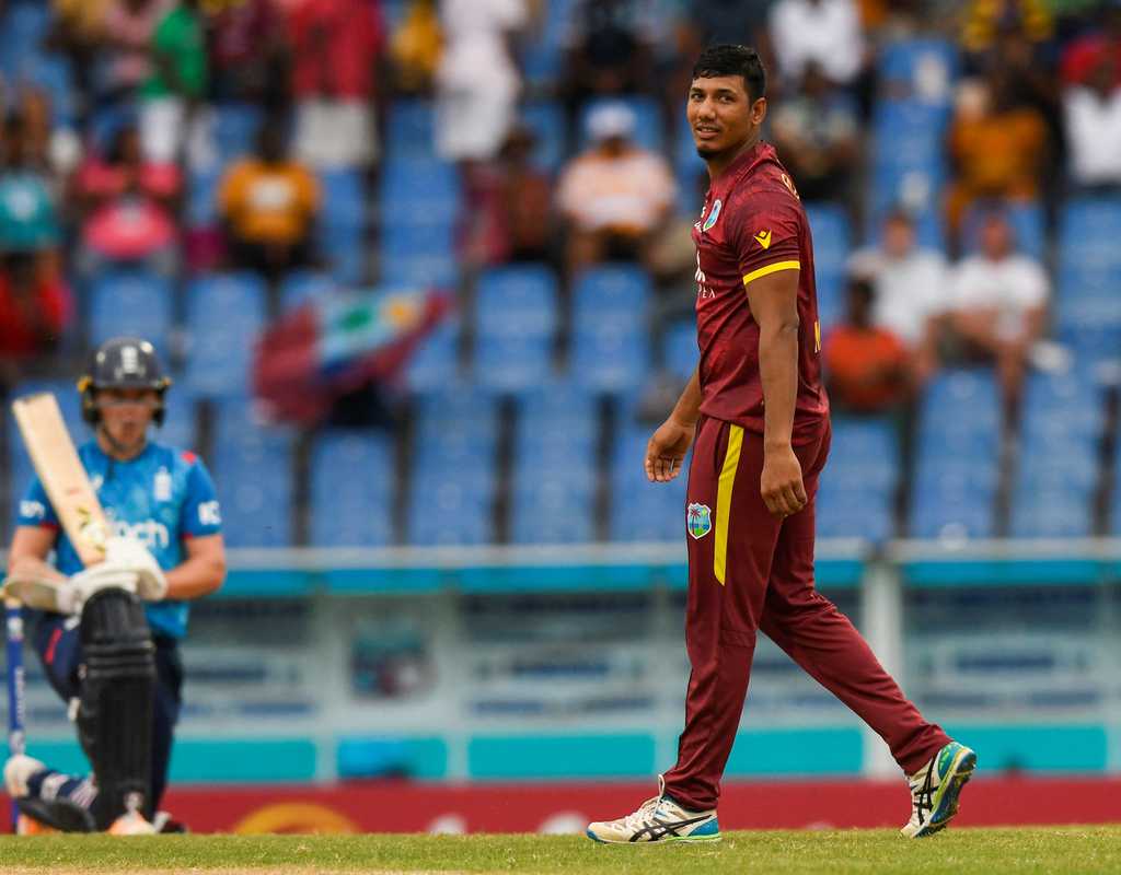 Motie, Lewis star as West Indies go 1-0 up  