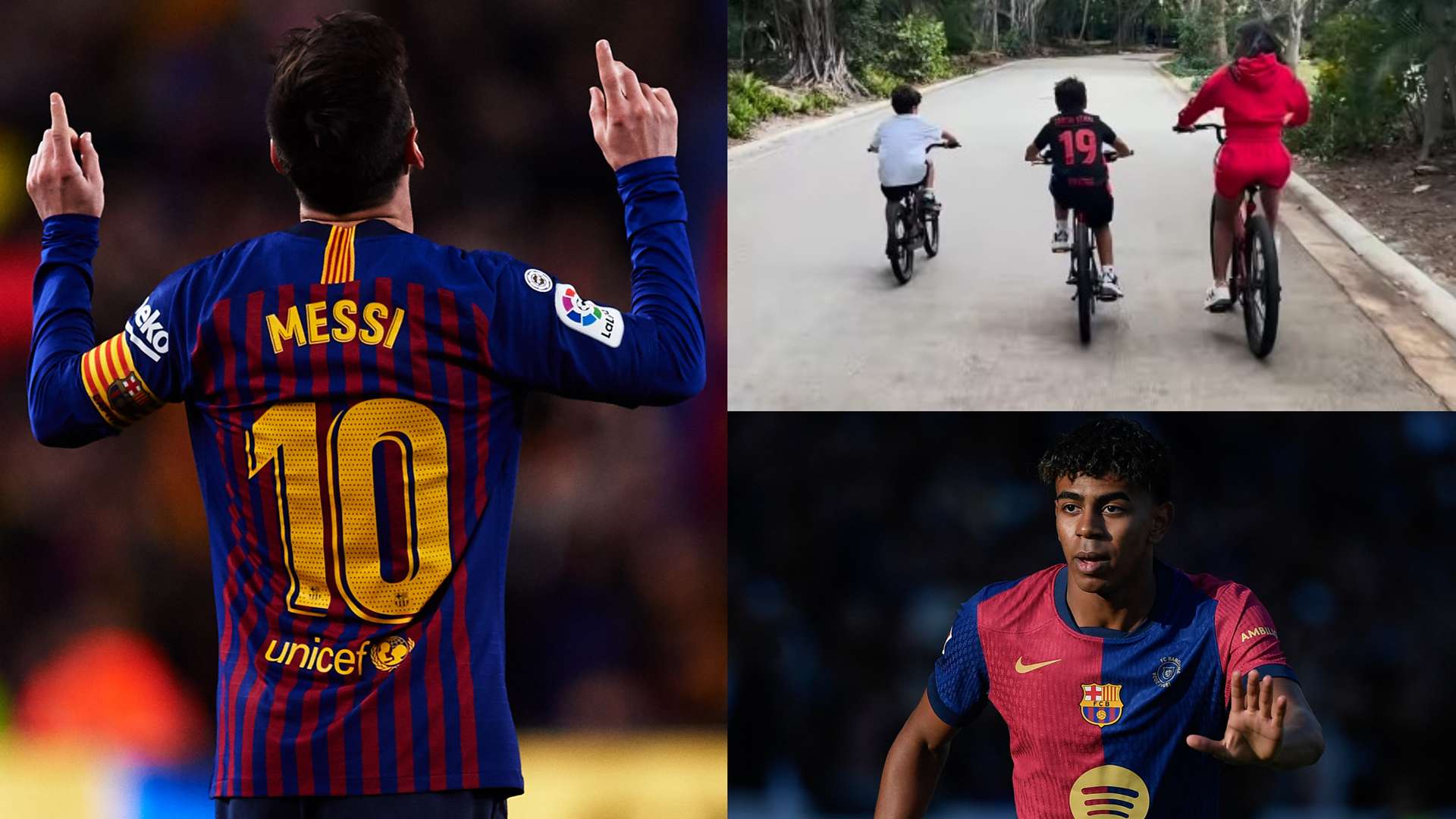 Barcelona are never far away! Messi's son wears Yamal shirt  