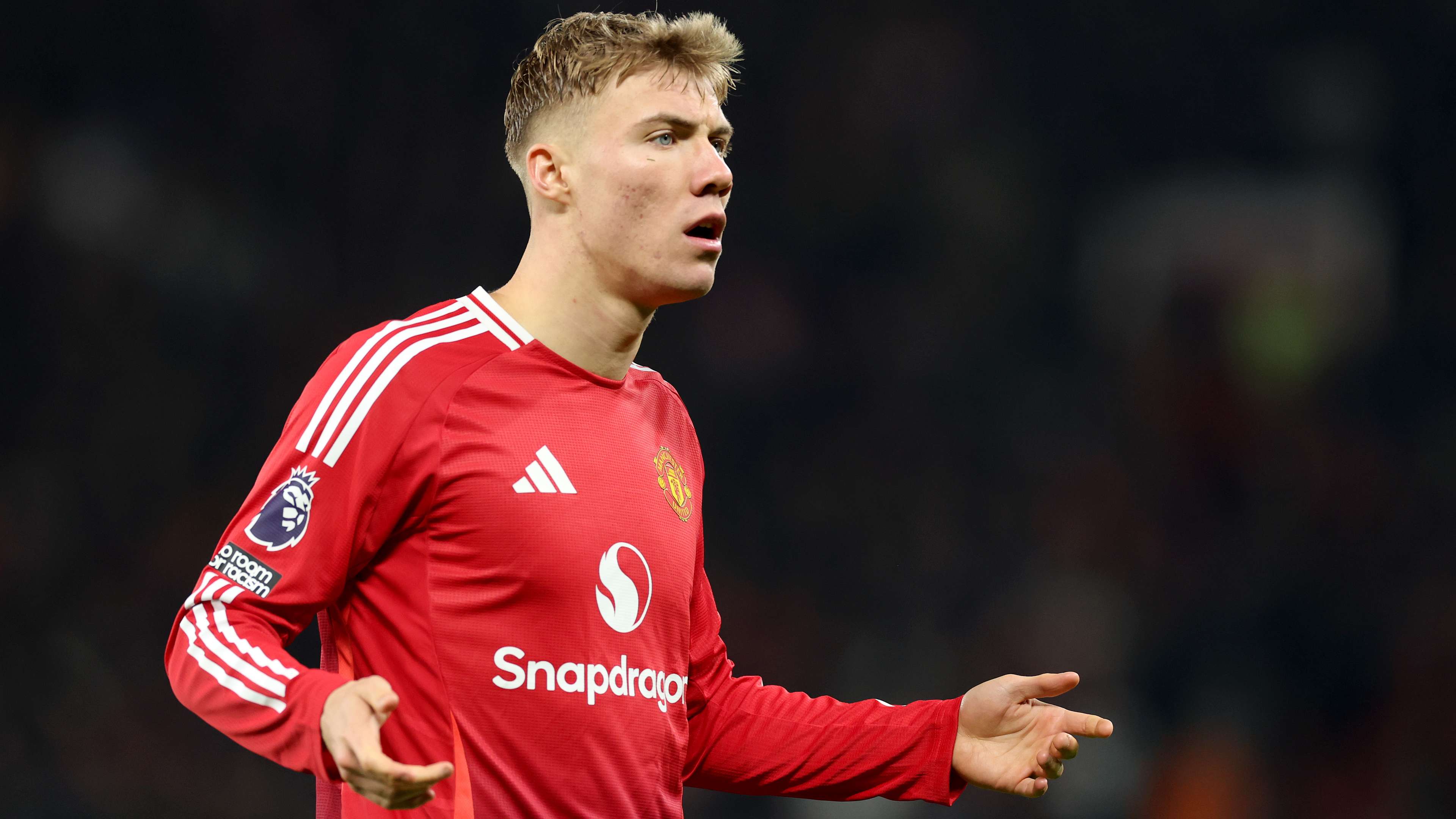 Hojlund responds to cheeky Everton request  