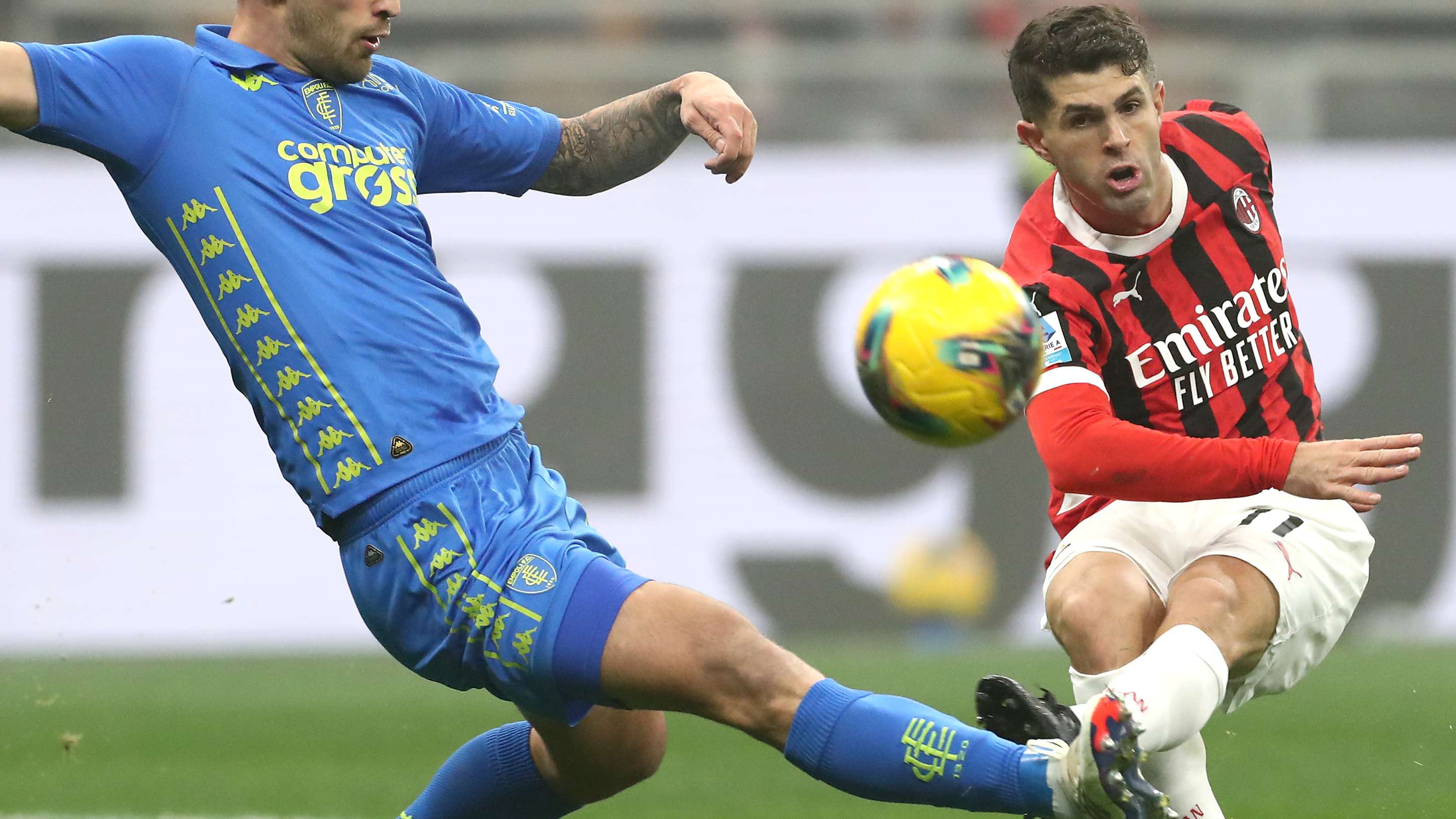 Pulisic assists, Musah starts in Milan's route vs. Empoli  
