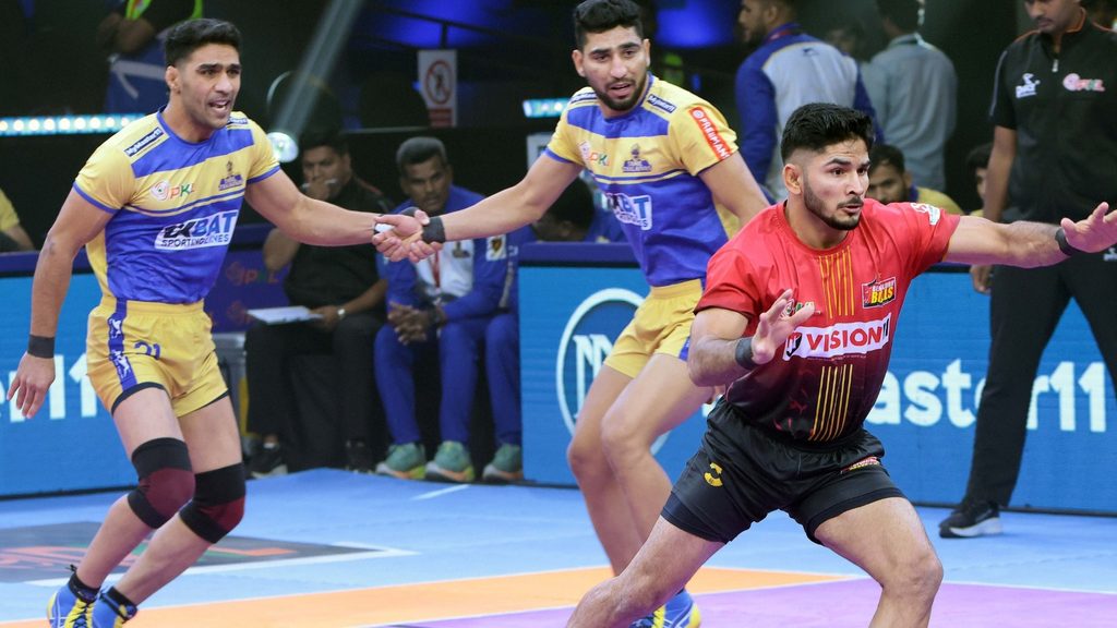 Sushil’s 15 points go in vain as Tamil Thalaivas overcome Bengaluru Bulls, thanks to Himanshu’s Super 10  