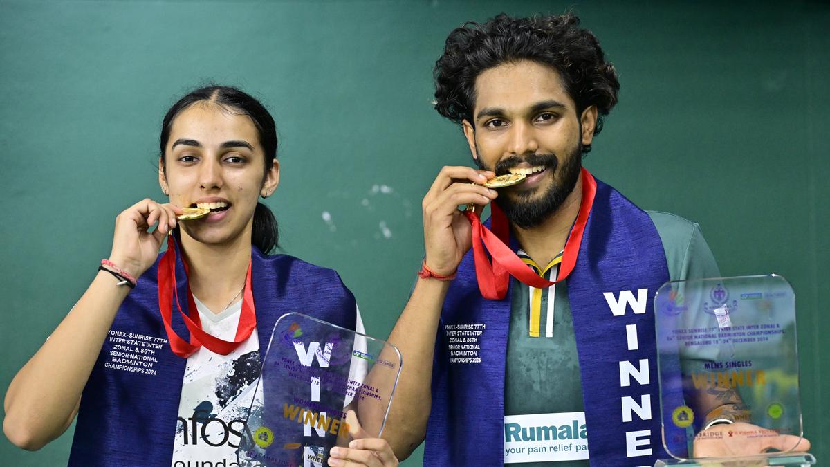 Badminton Senior Nationals 2024: Raghu, Devika crowned singles champions  