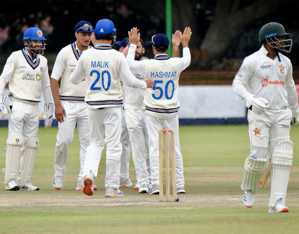 Zimbabwe thwart Afghanistan's victory push to hold on for draw  