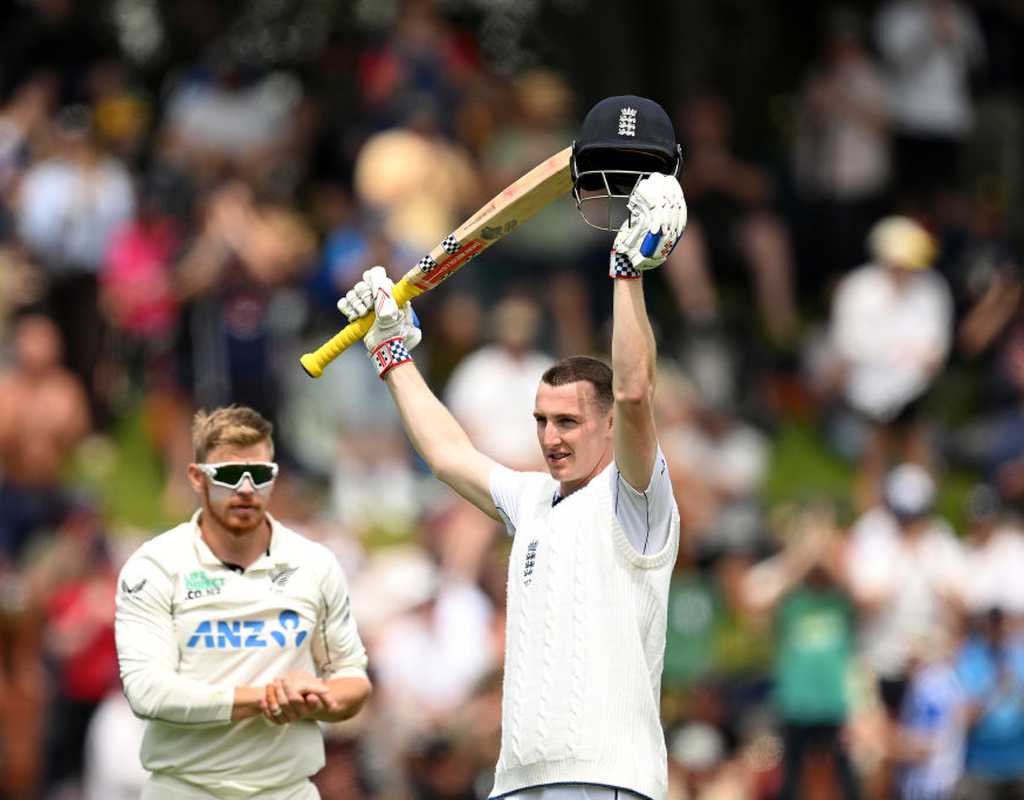 Harry Brook, bowlers give England a fast start in Wellington  