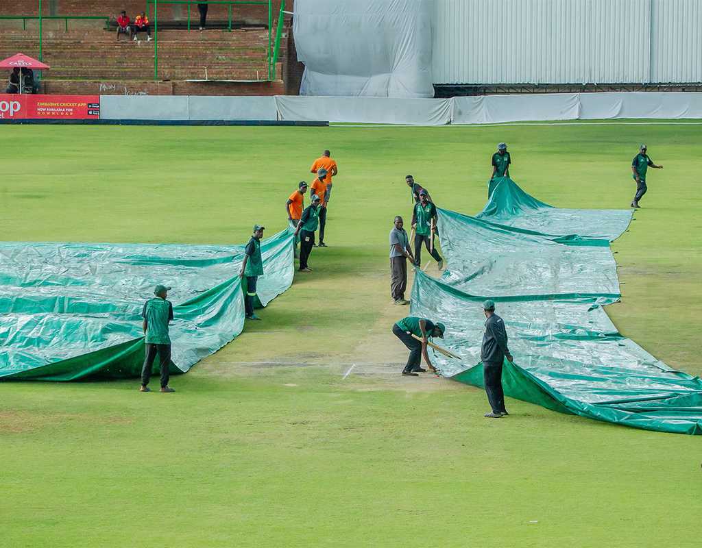 Rain-marred day sees Afghanistan close in on Zimbabwe  
