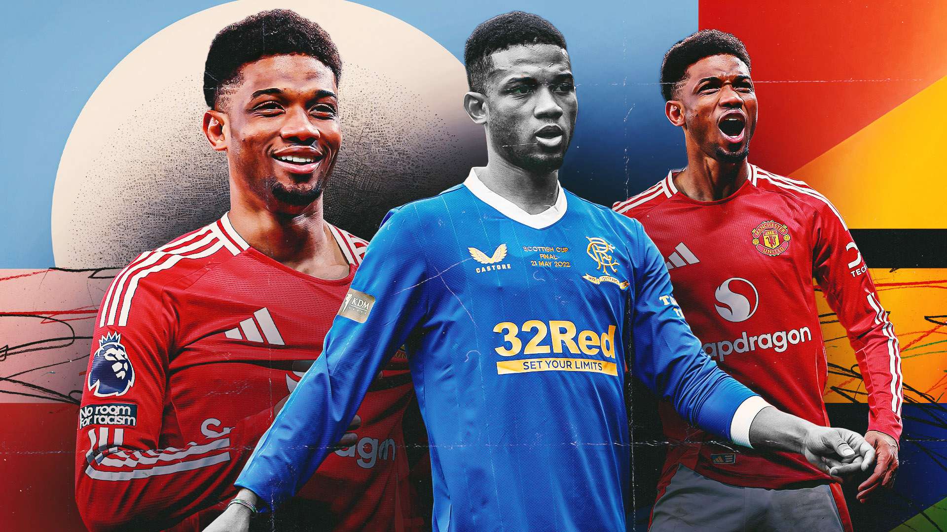 'Talent without heart' - What went wrong for Amad at Rangers?  