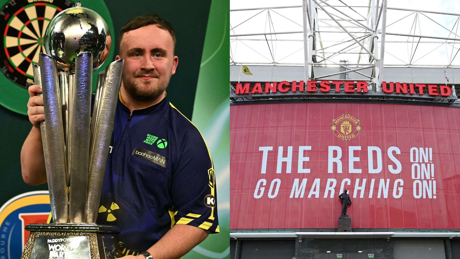 Littler wants to parade Darts Championship trophy at Old Trafford  