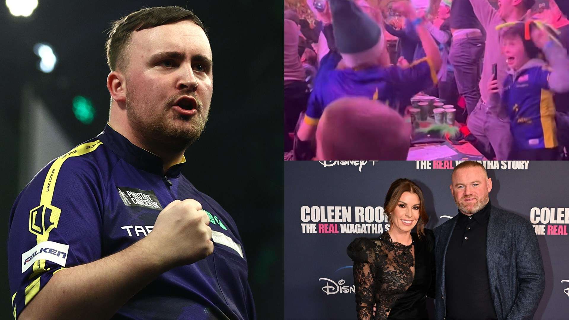 Coleen & sons go wild for Littler after Darts Championship triumph  