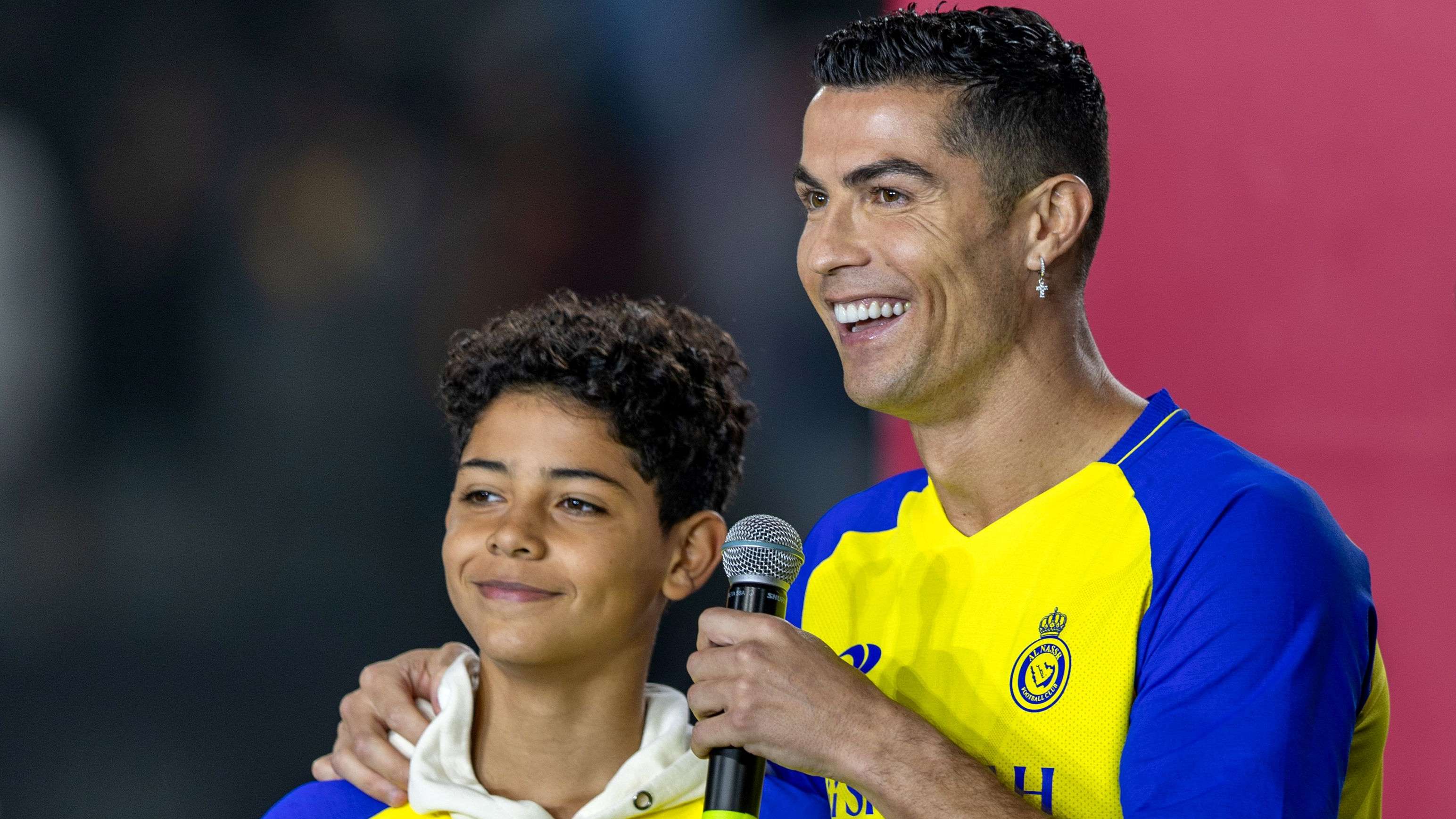 Ronaldo assesses whether Cristianinho can follow in his footsteps  