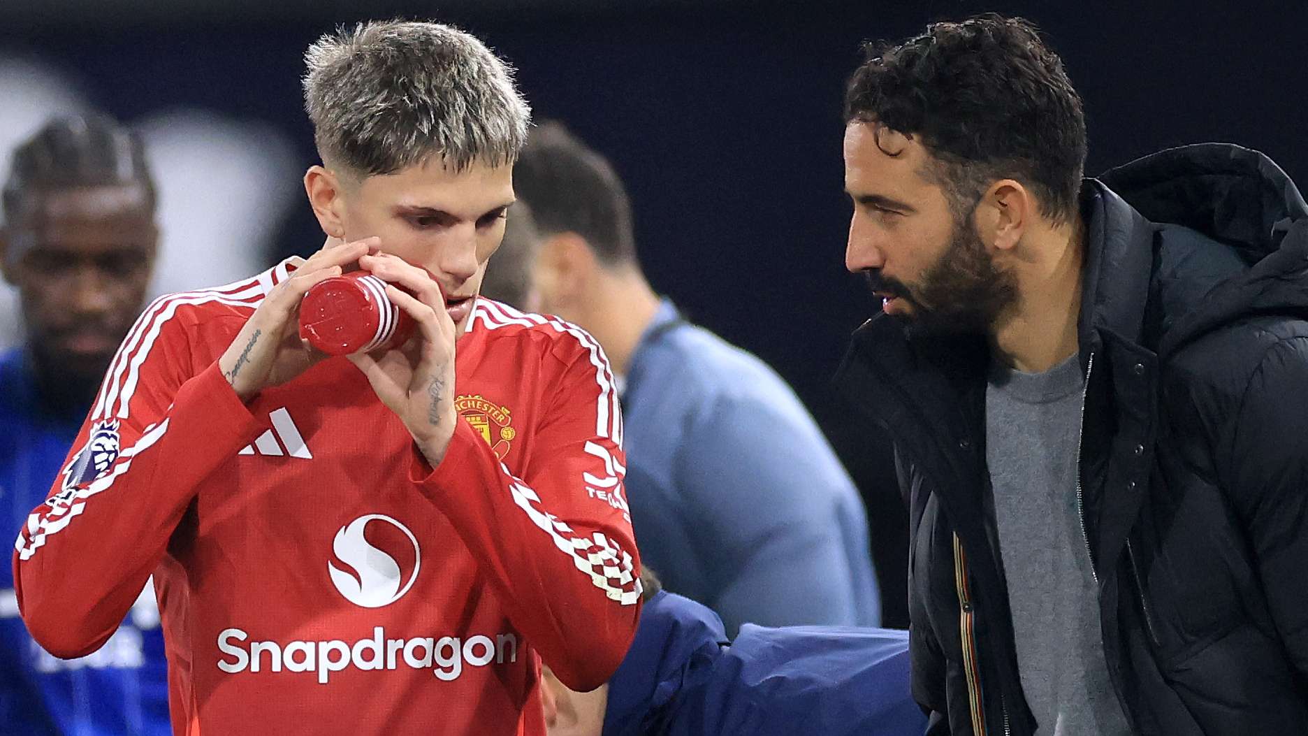 Amorim told to 'get over his feud' with Garnacho for Liverpool trip  