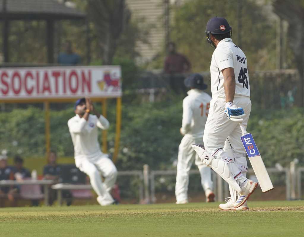 Tale of two normal days: Umar Nazir shines, Rohit Sharma stumbles  