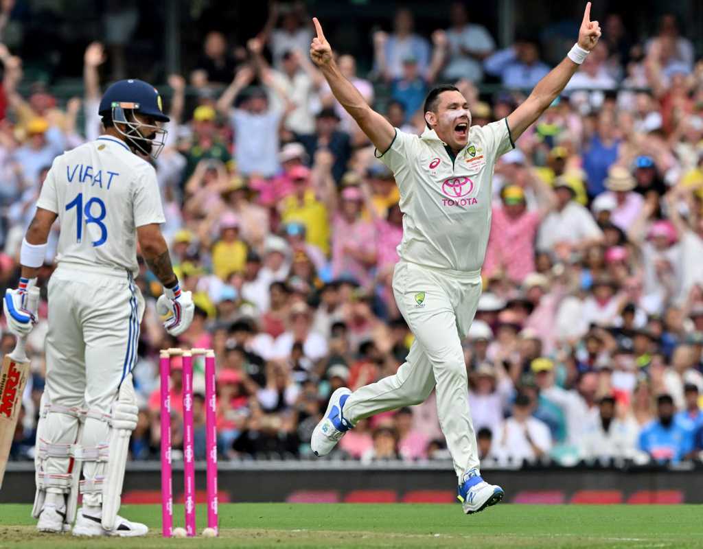 Boland takes four as India fold for 185 after batting on green top  