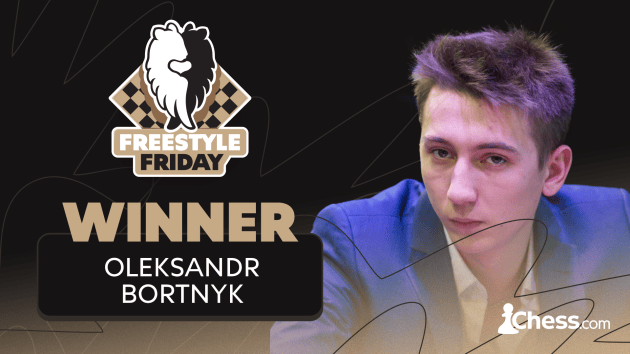 Bortnyk Outlasts Carlsen, Nakamura In Freestyle Friday  