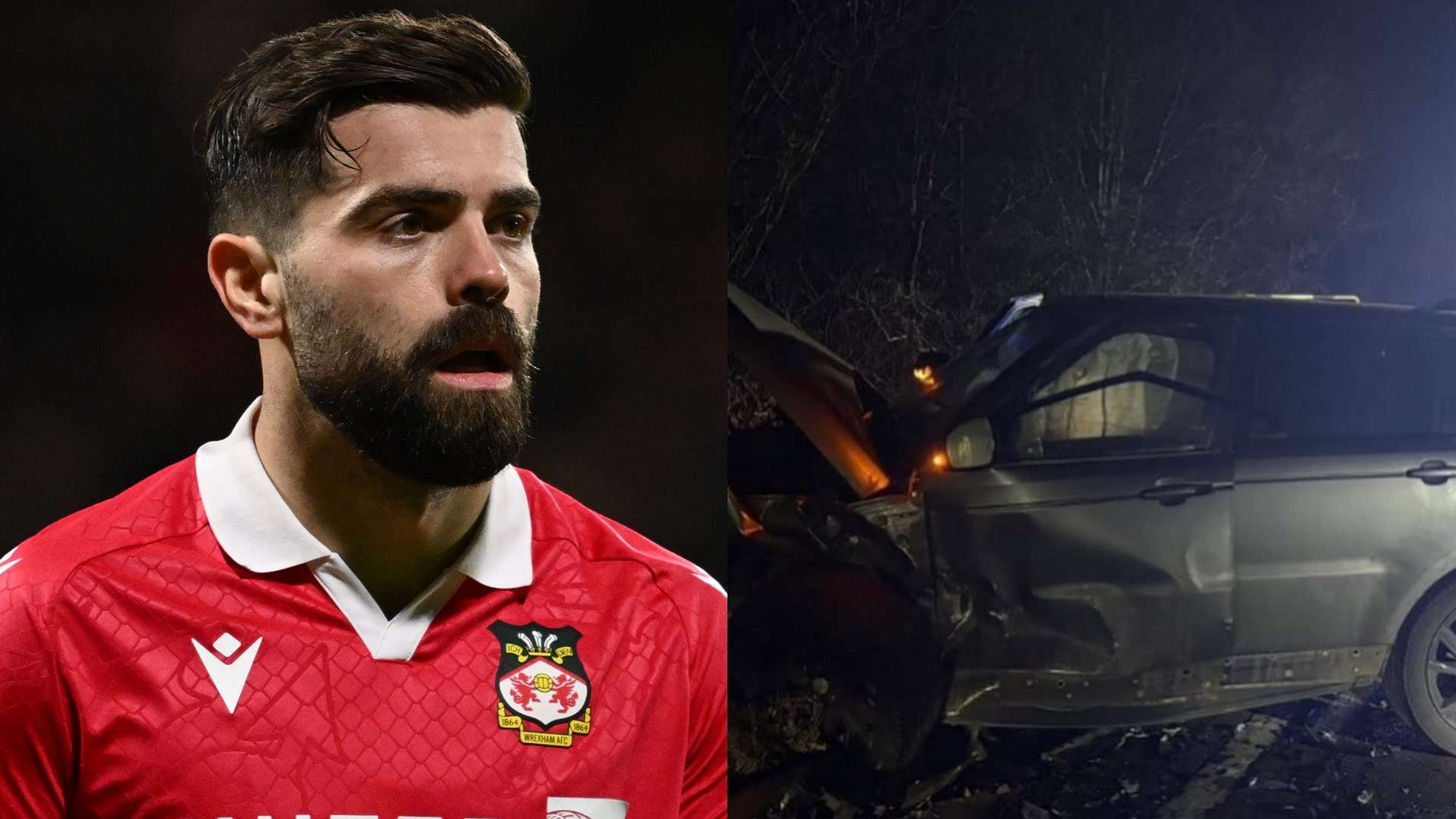 Wrexham star Lee 'feeling very lucky' after surviving car crash  