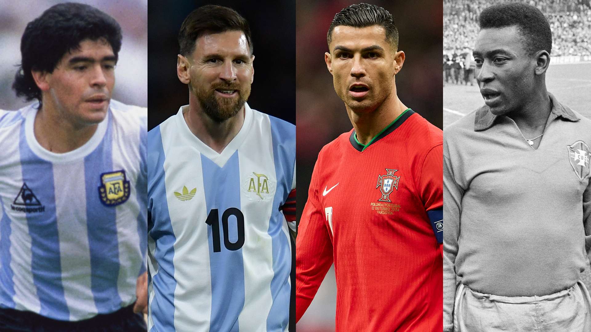 Ronaldo declares himself the GOAT ahead of Messi, Maradona & Pele  