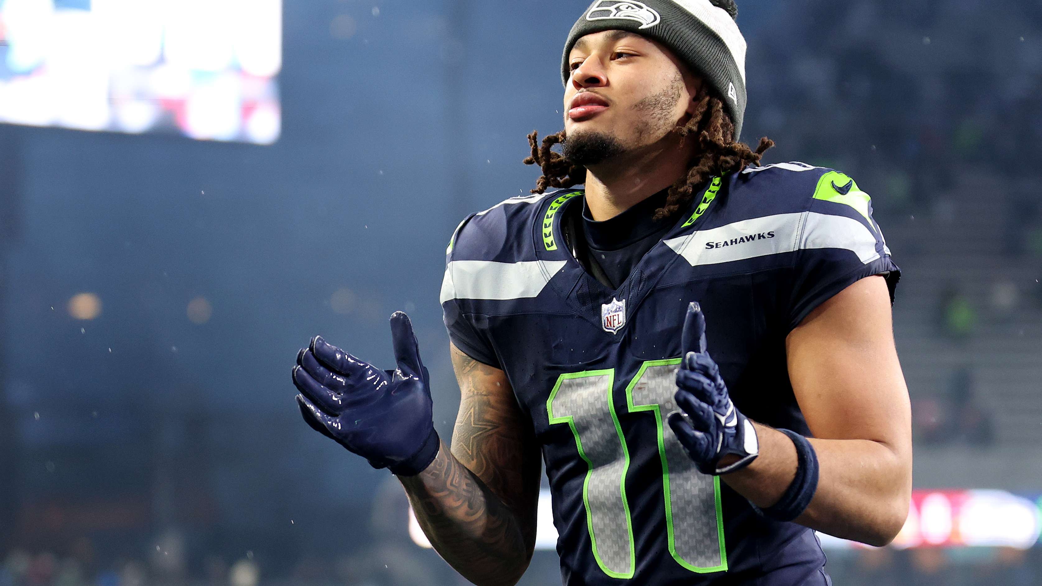 Seahawks star Smith-Njigba gifts jersey to Mbappe and Vini Jr  