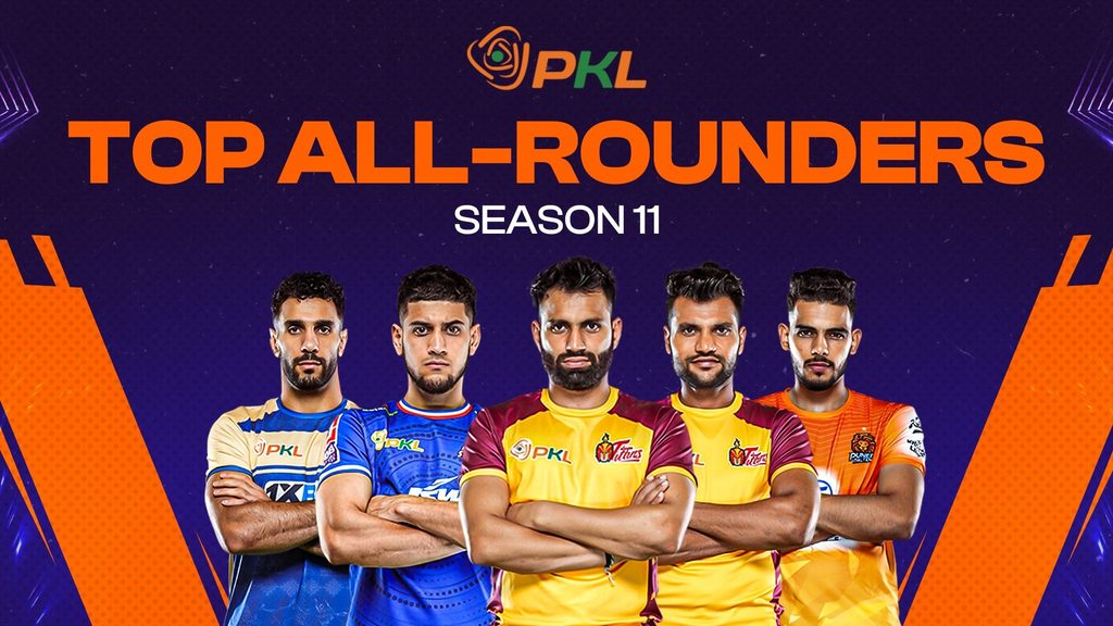 Vijay Malik, Mohammadreza Shadloui lead the way for top all-rounders in PKL Season 11  