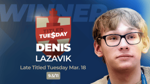 Carlsen Upset In Final Round Of Titled Tuesday  