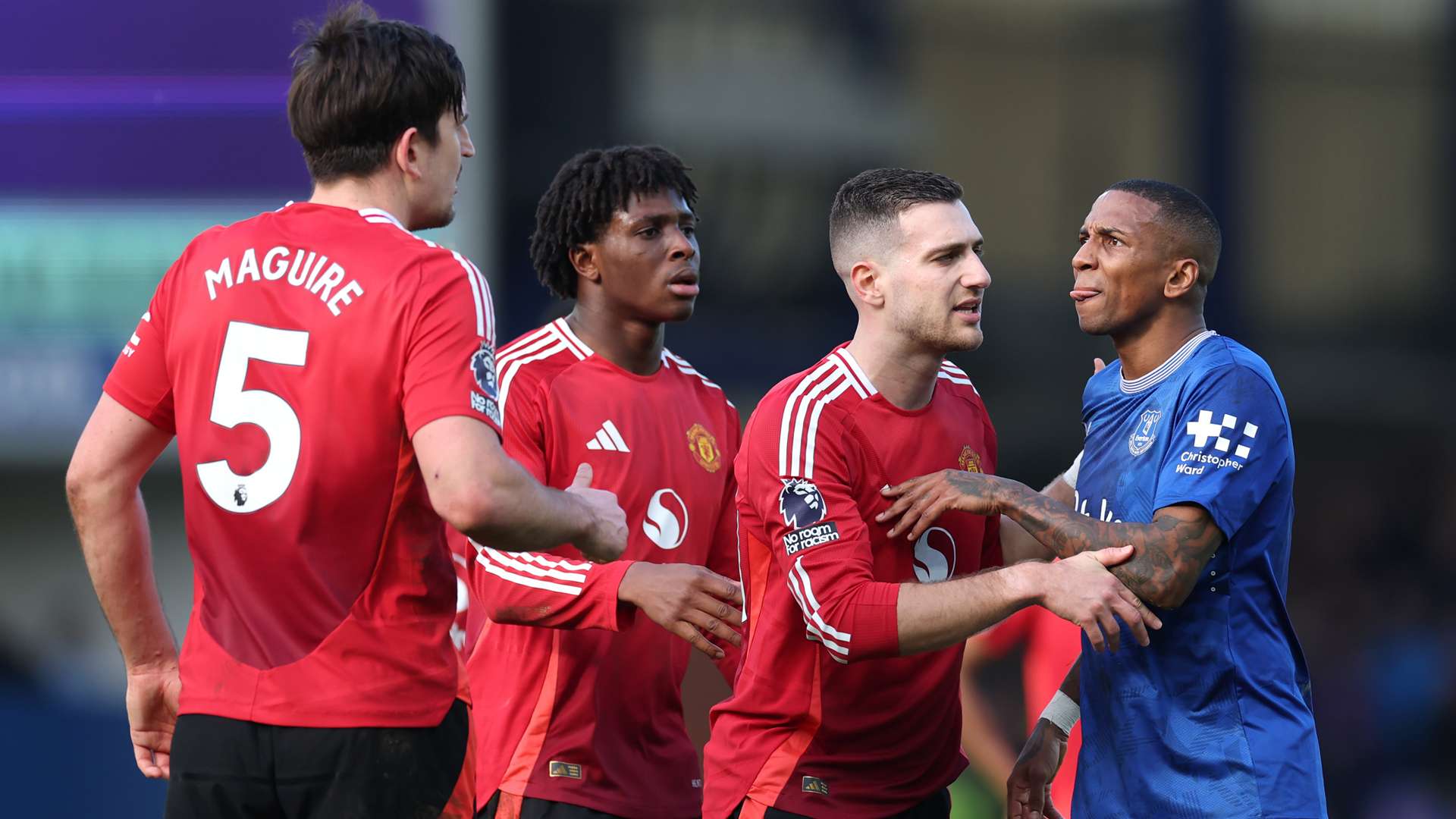 Maguire's lucky escape? Ruling on Everton penalty call revealed  