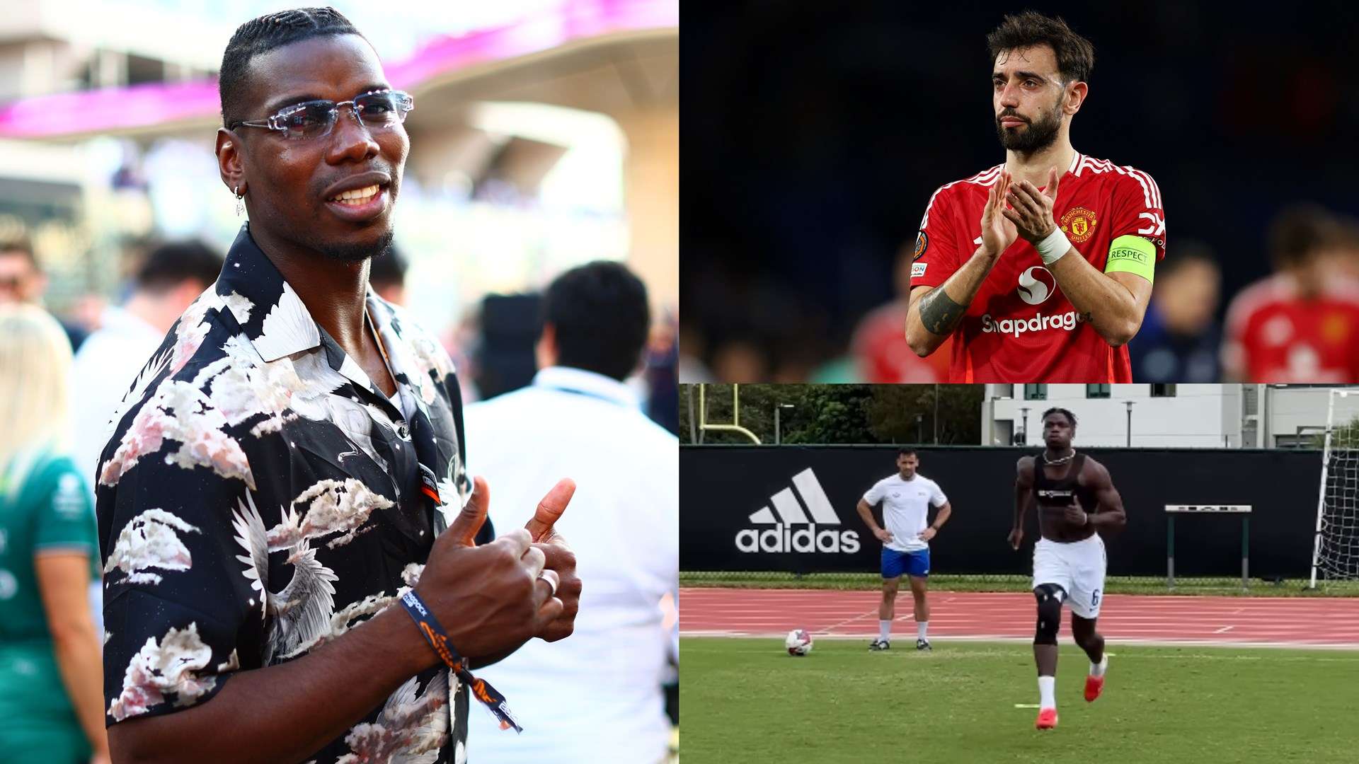 Pogba receives supportive message from ex-Man Utd team-mate Fernandes  