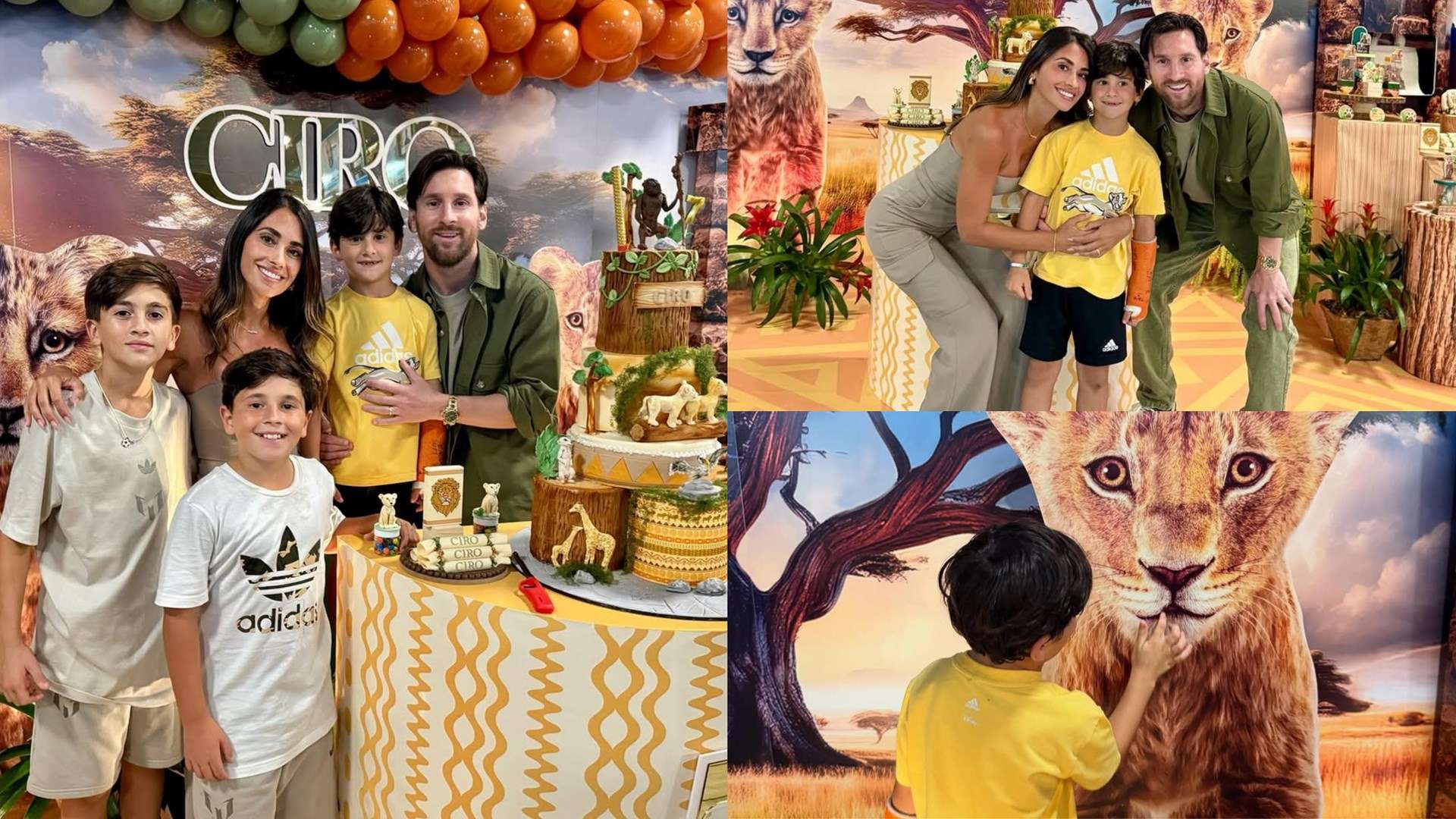 Messi & Antonela organise Lion King-themed birthday party for son Ciro  