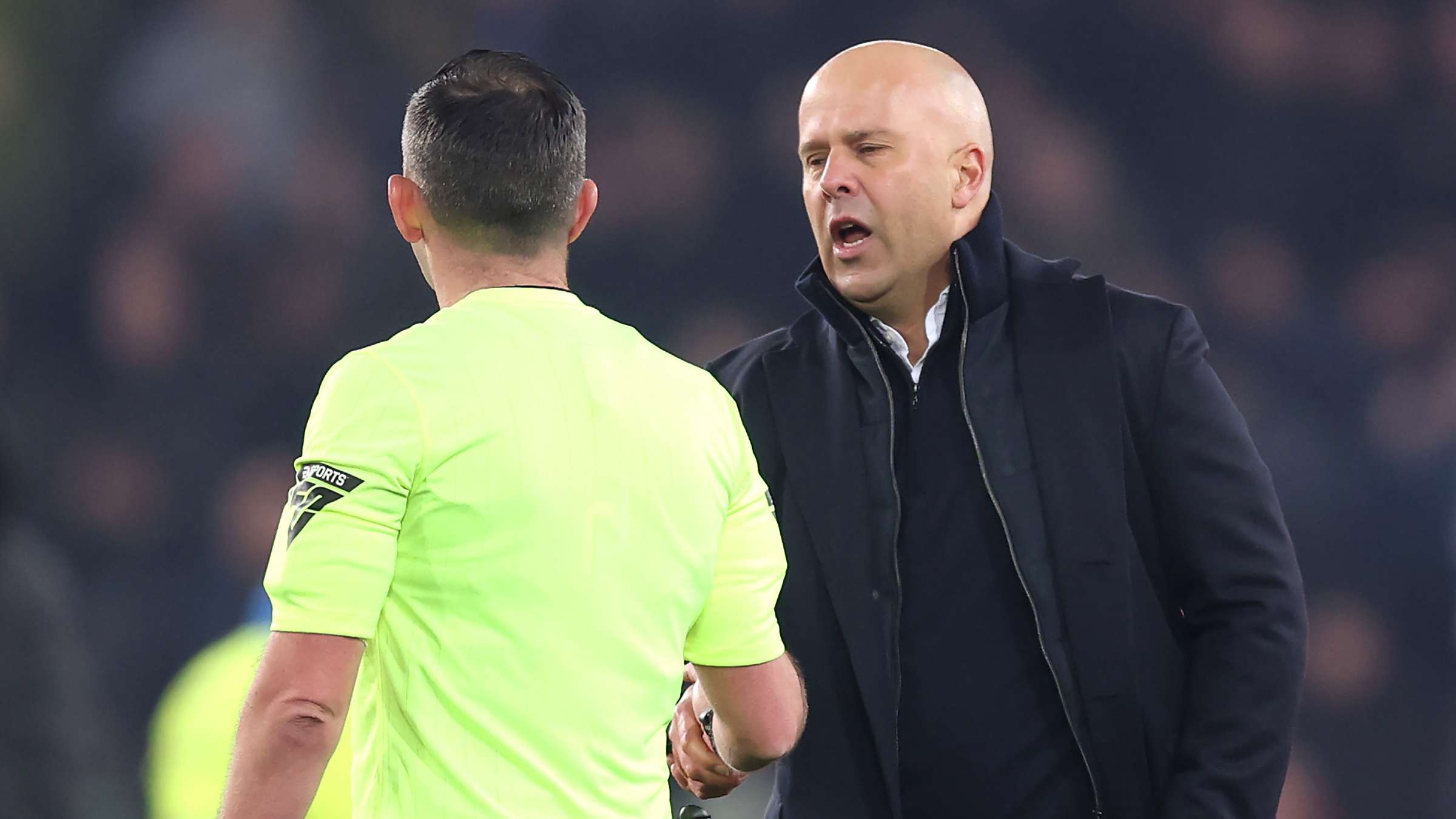 Slot's X-rated Merseyside derby rant at referee released in FULL  