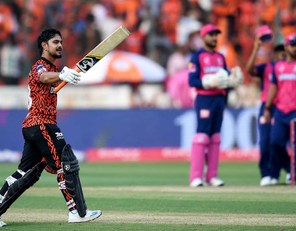 Stats: Kishan's maiden ton headlines another SRH record total  