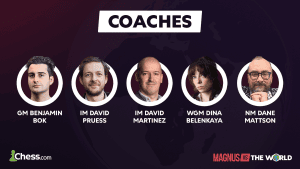 Announcing Your Coaches For Magnus Carlsen Vs. The World  