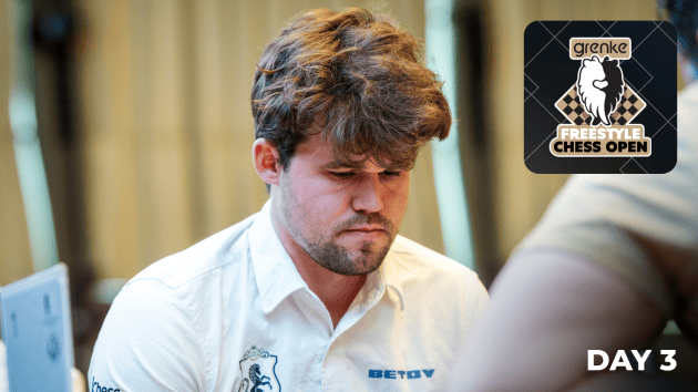 Carlsen Takes Sole Lead On 5/5  