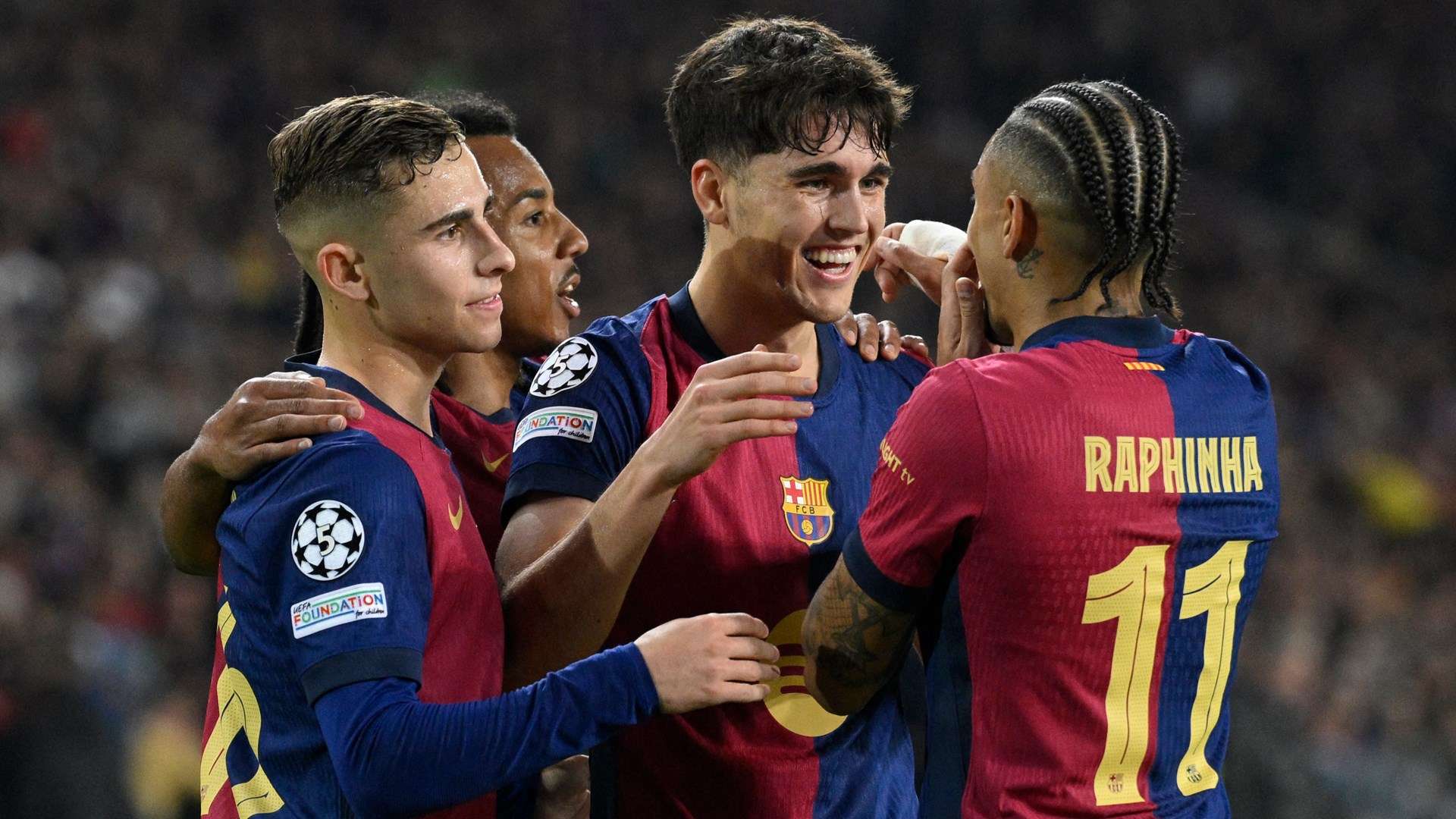 Raphinha reveals why he apologised to Cubarsi after Dortmund goal  