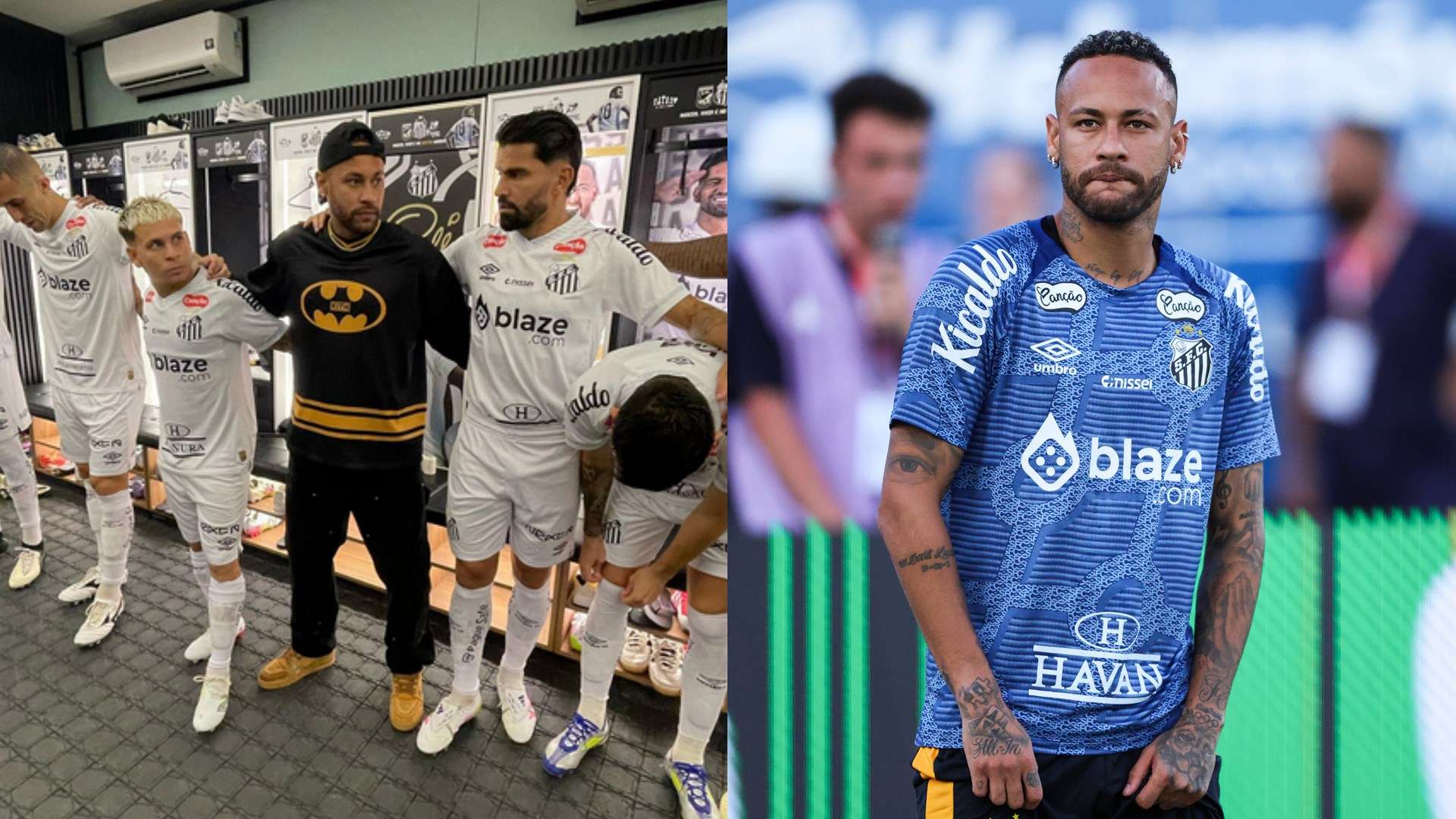 Neymar attends Santos team talk - but leaves stadium before KO  