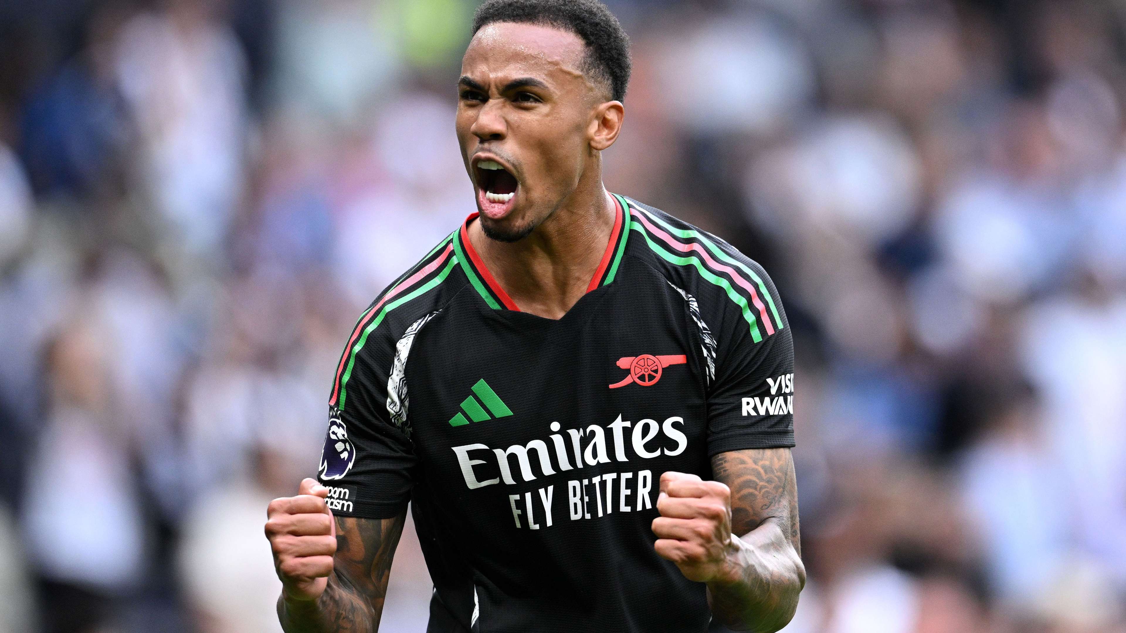 Injured Arsenal star filmed struggling to celebrate Madrid win  