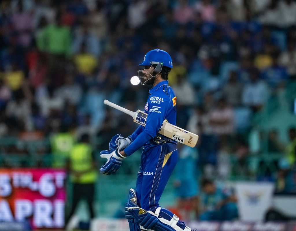 Tilak Varma retired out in chase against LSG  