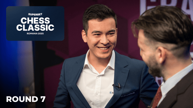 Abdusattorov Wins 1st Game In Bucharest, Joins Chasing Pack  