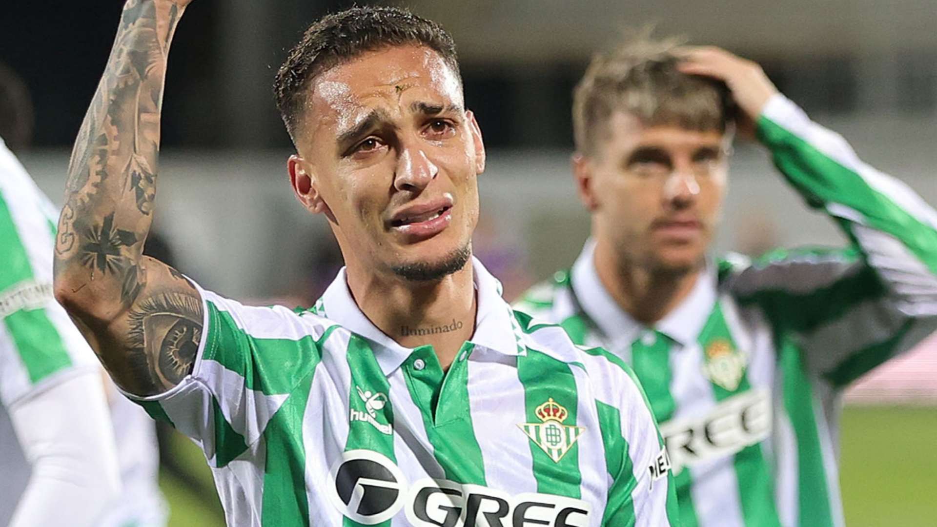 'Cried a lot' - Real Betis hero Antony breaks down in tears  