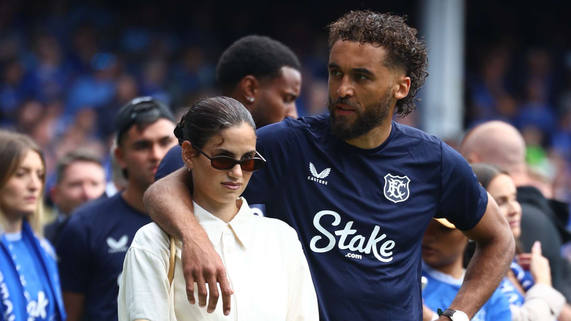 Police investigate 'sinister' abuse of Calvert-Lewin's wife  