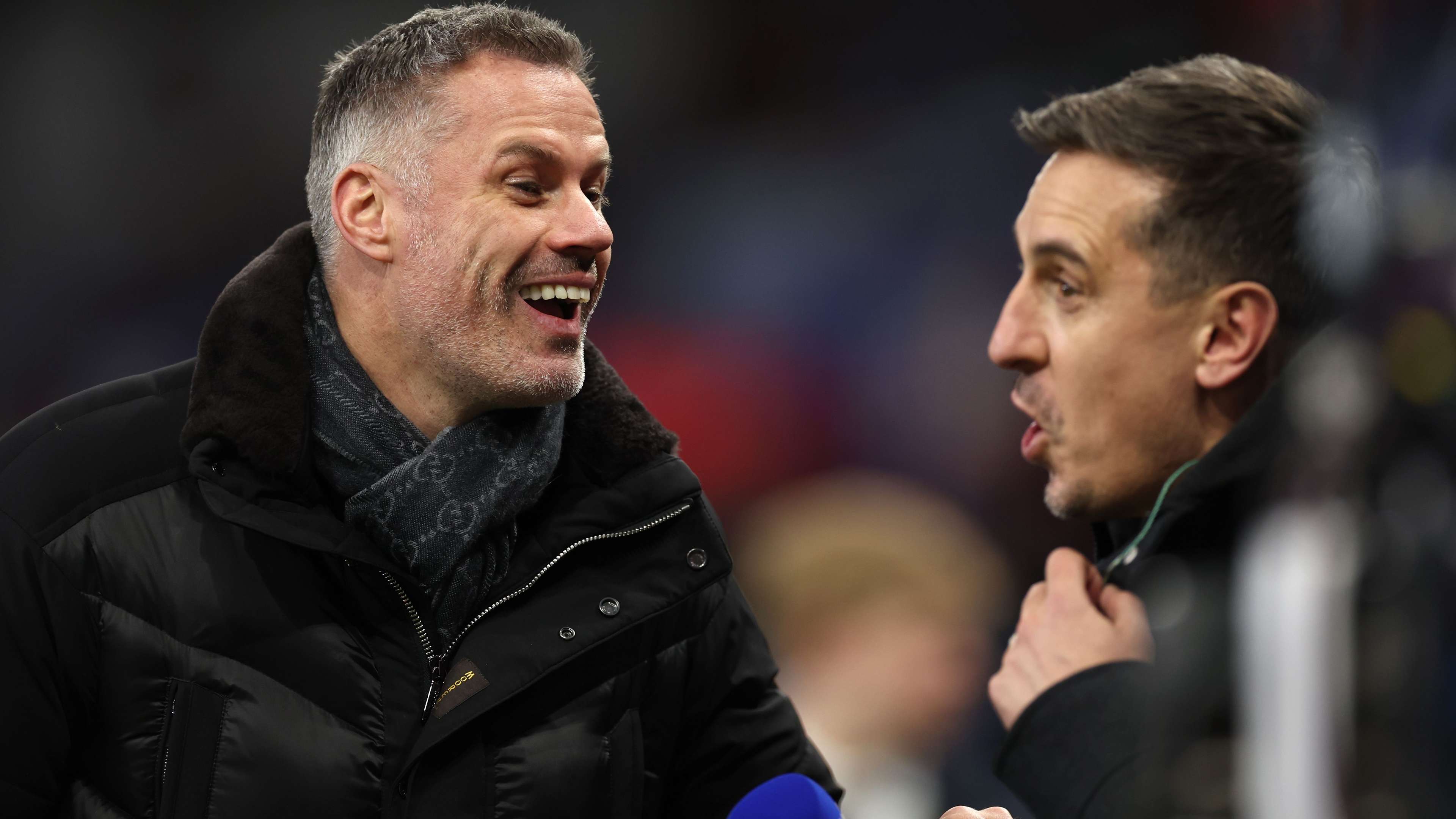 'Good job he's not an agent!' - Neville & Richards roast Carragher  