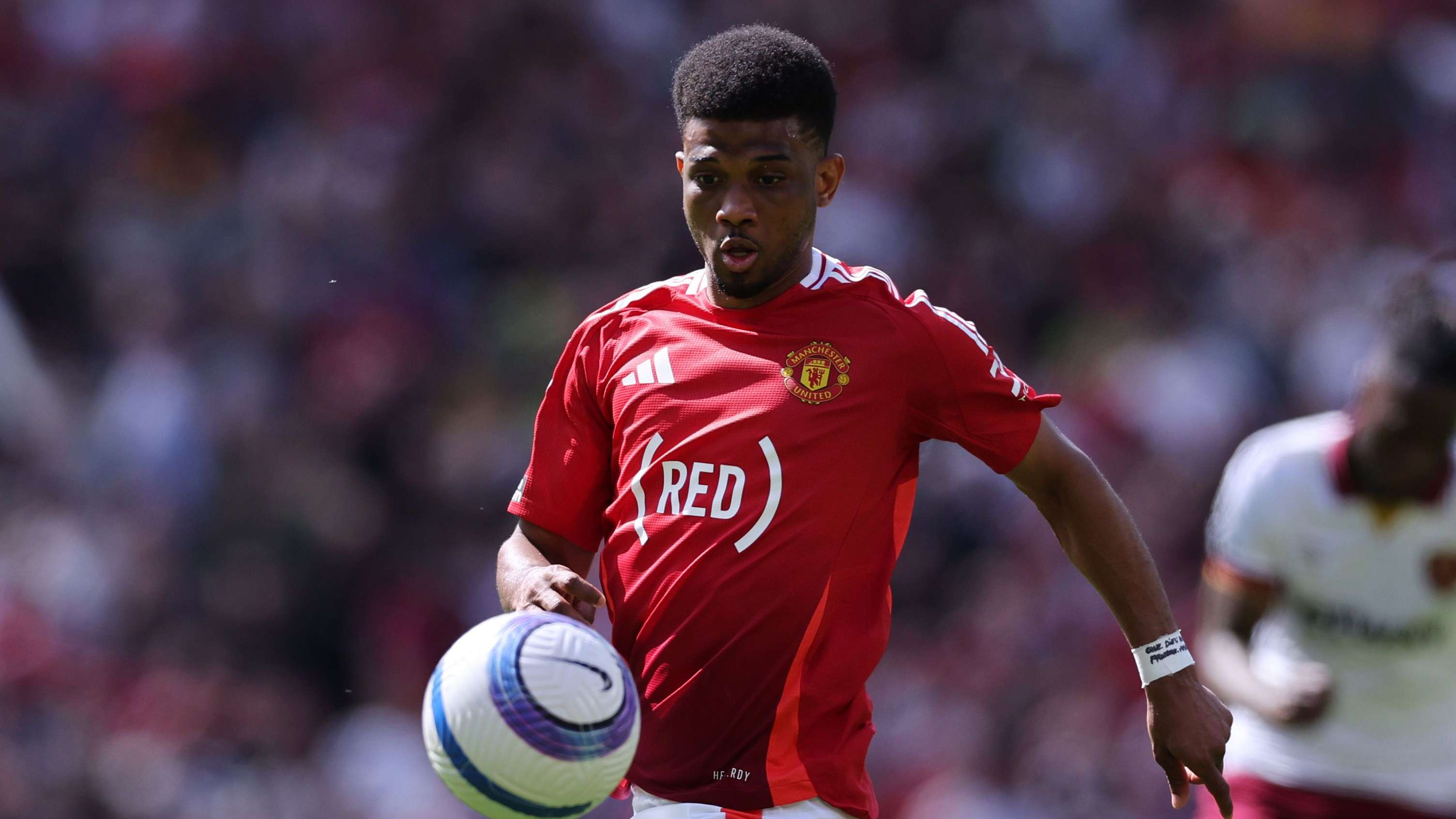 Amad attends Sunderland's Championship play-off clash with Coventry  