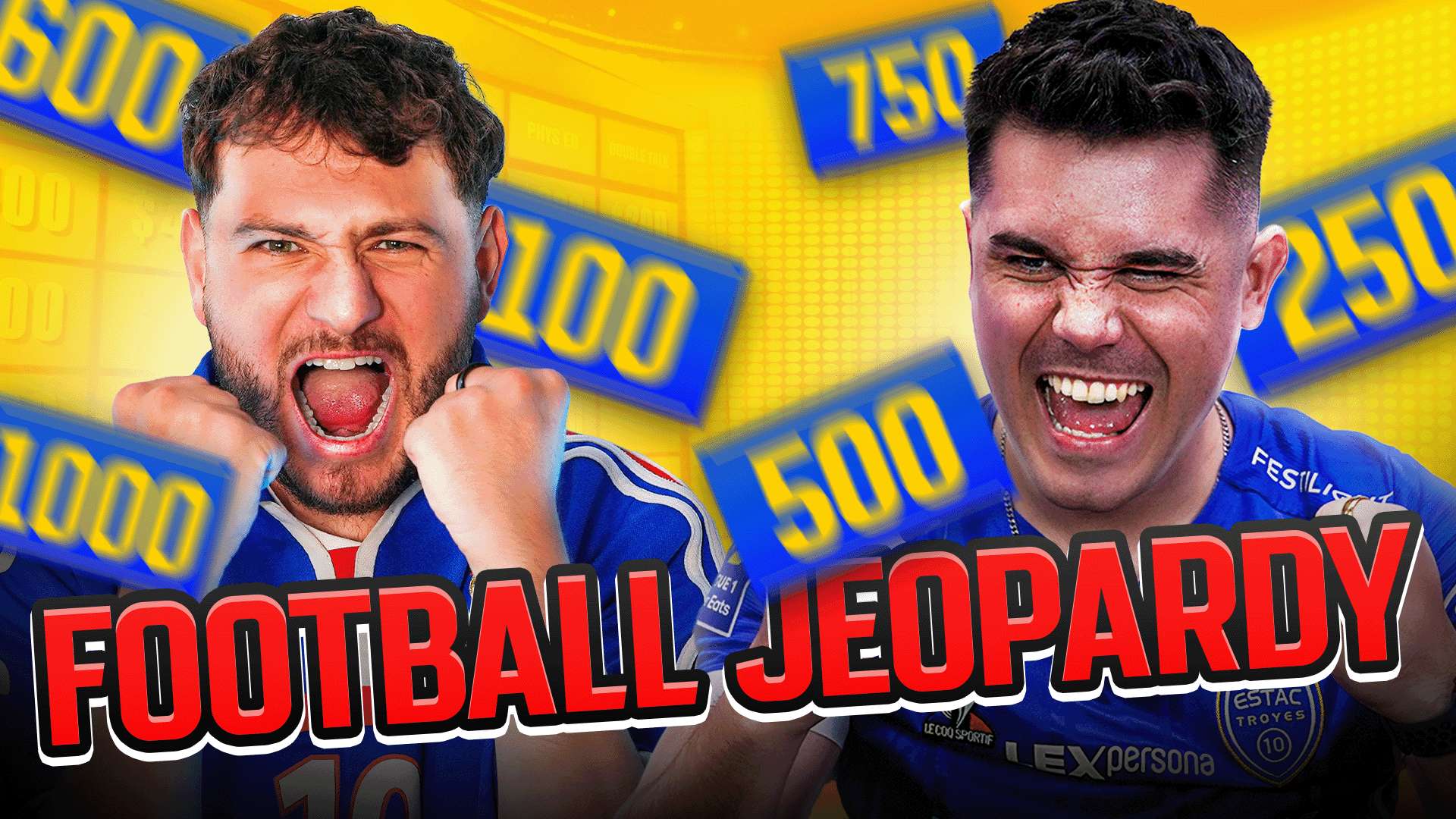 Pure chaos! Front Three play hilarious game of Football Jeopardy  
