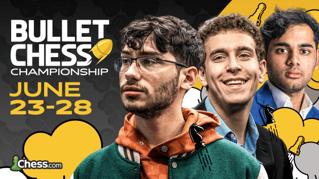 Returning Champion Alireza Firouzja Spearheads 2025 Bullet Chess Championship  