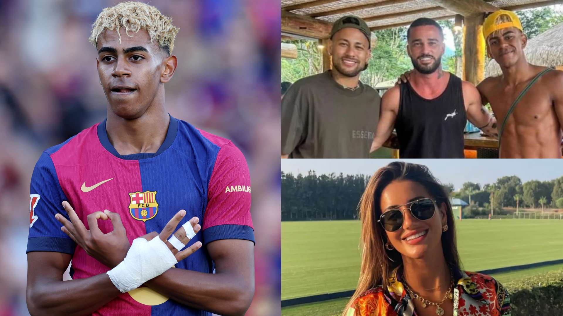 Yamal visits 'idol' Neymar after holiday with OnlyFans model  