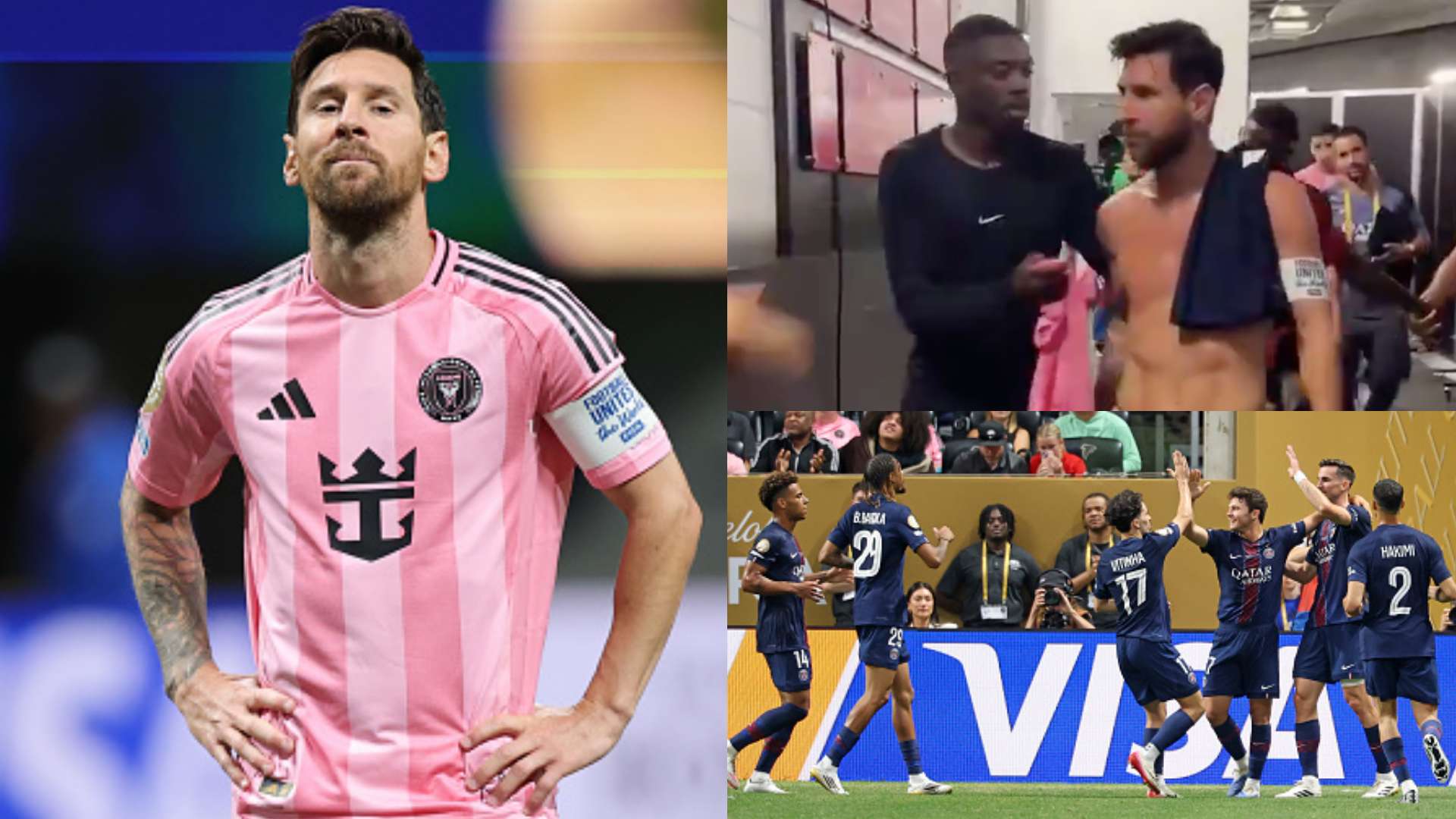 Messi x Messinho! Wonderkid swaps shirts with Argentine GOAT  