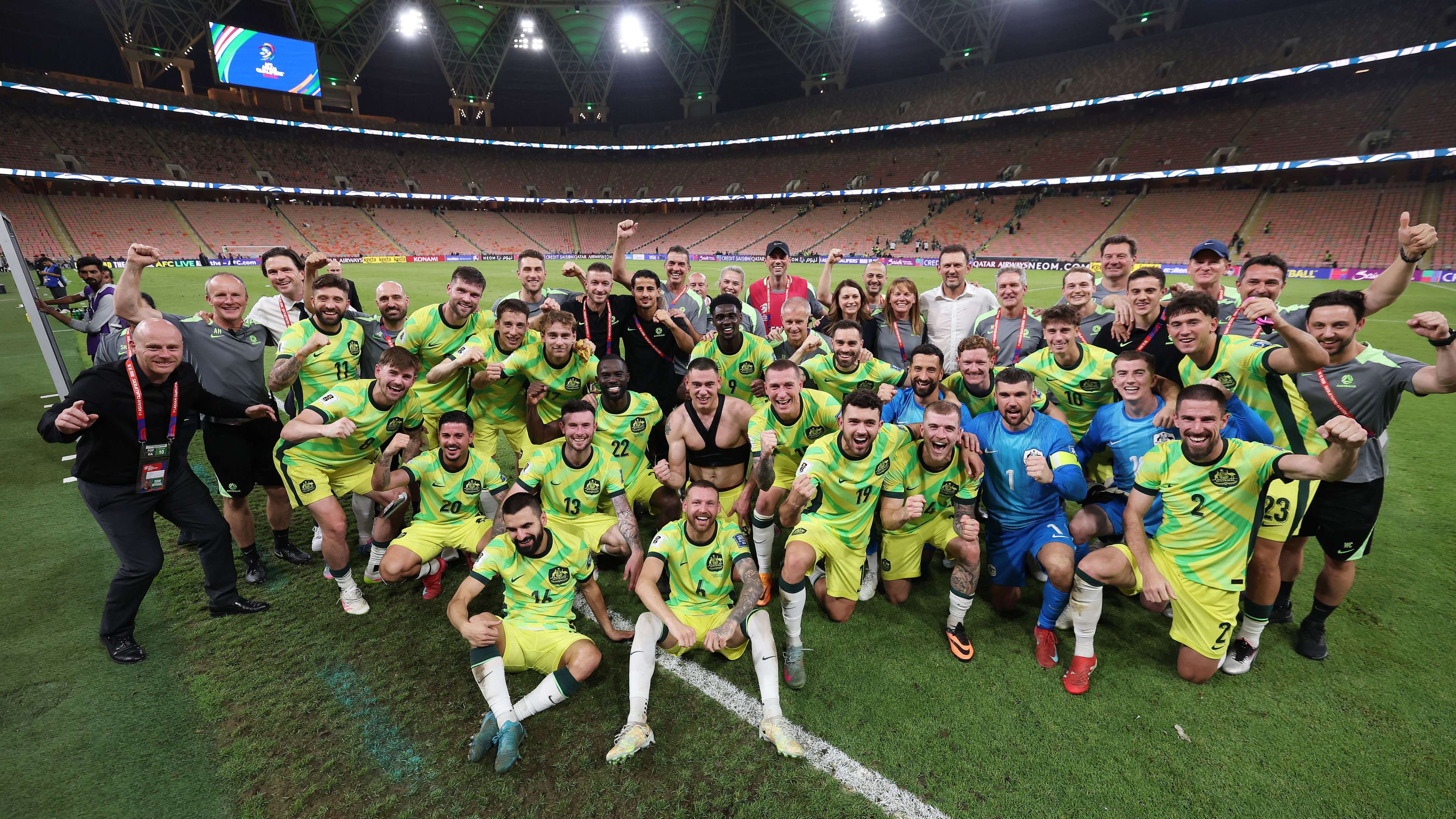 Australia beat Saudi Arabia to qualify for sixth straight World Cup  