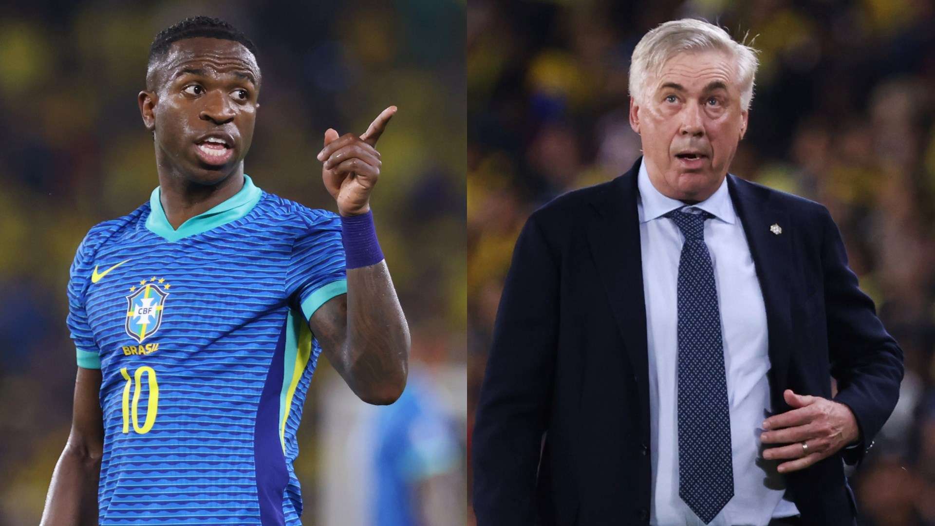 Vini's struggles go on in bore draw for Ancelotti's Brazil  