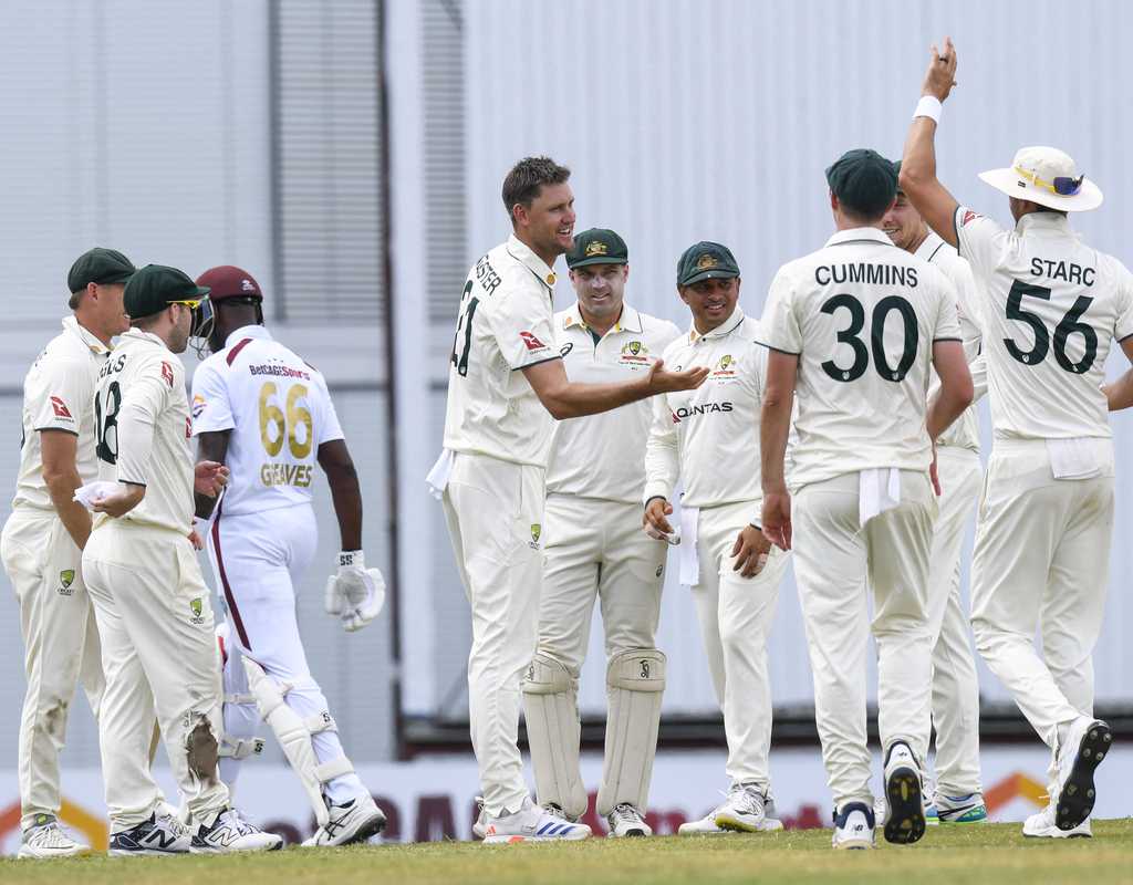 Bowlers make merry again in fast-moving Barbados Test  