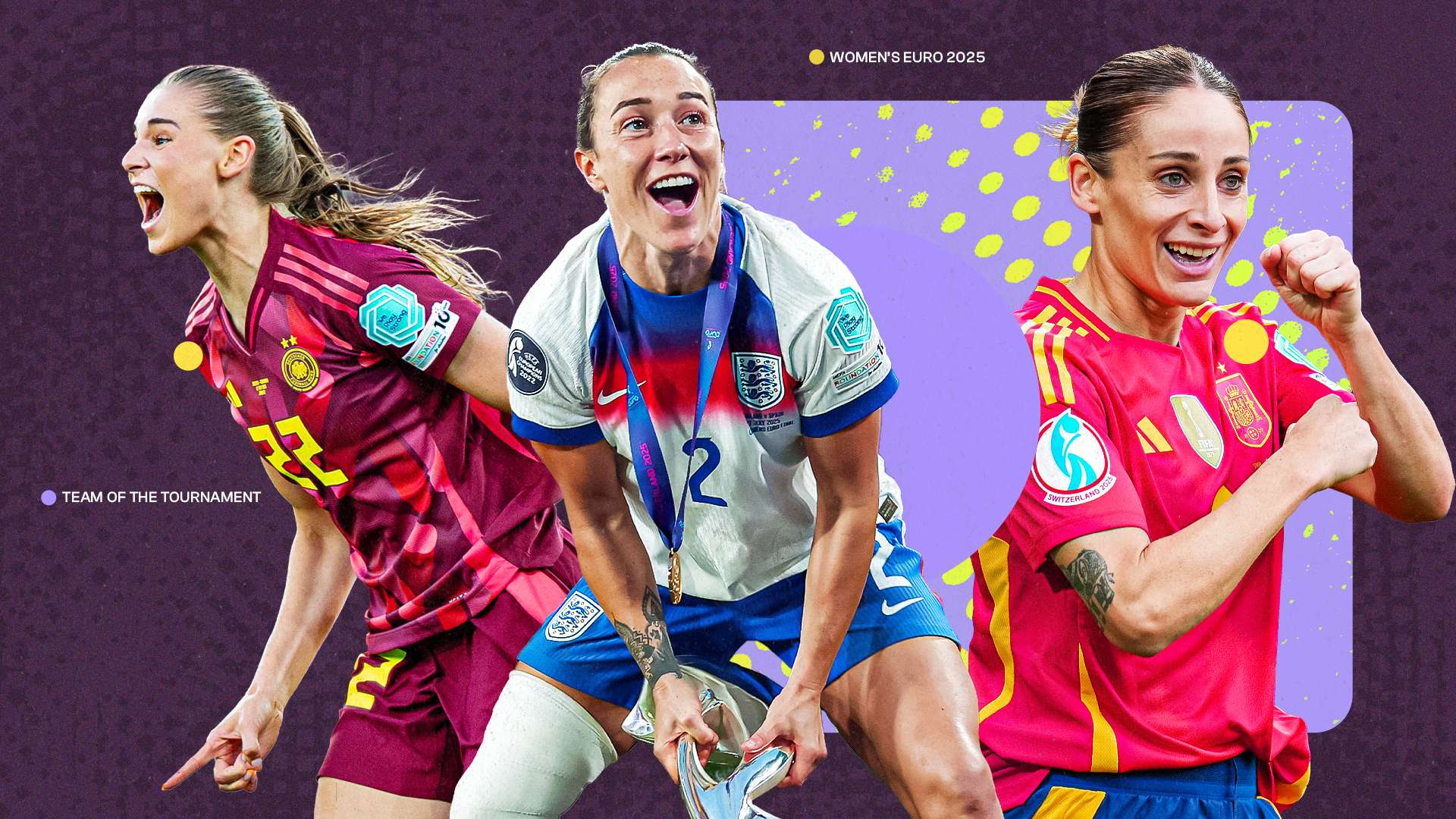 Three Lionesses lead GOAL's Euros Team of the Tournament  