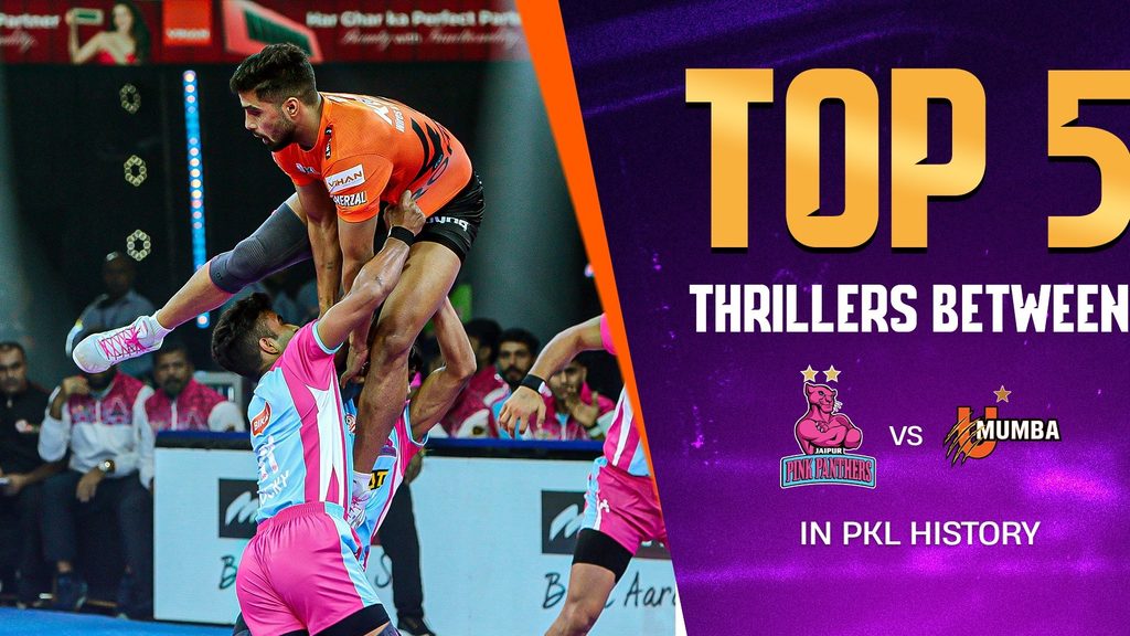 Jaipur Pink Panthers vs U Mumba: Relive some action-packed encounters between two heavyweights in Pro Kabaddi  